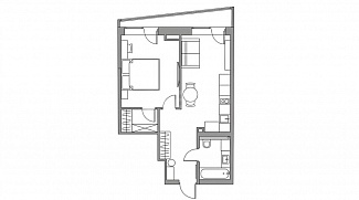 1-комнатная квартира: Новосибирск (40м2)